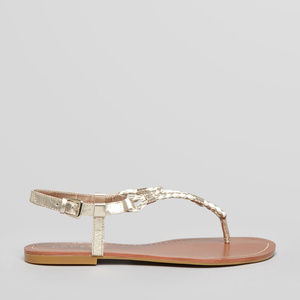 ralph lauren gold sandals